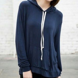 Brandy Melville Navy Layla Hoodie